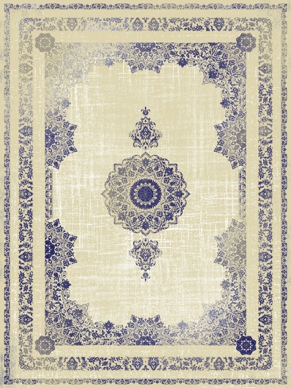 فرش 700 شانه وینتیج طلاکوب کد 5283 فردین